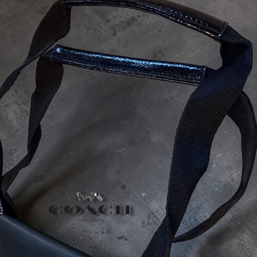 Coach Getaway Leopard Print Nylon Weekender Tote with Pouch NWT! 2 Piece Set! - Picture 10 of 10